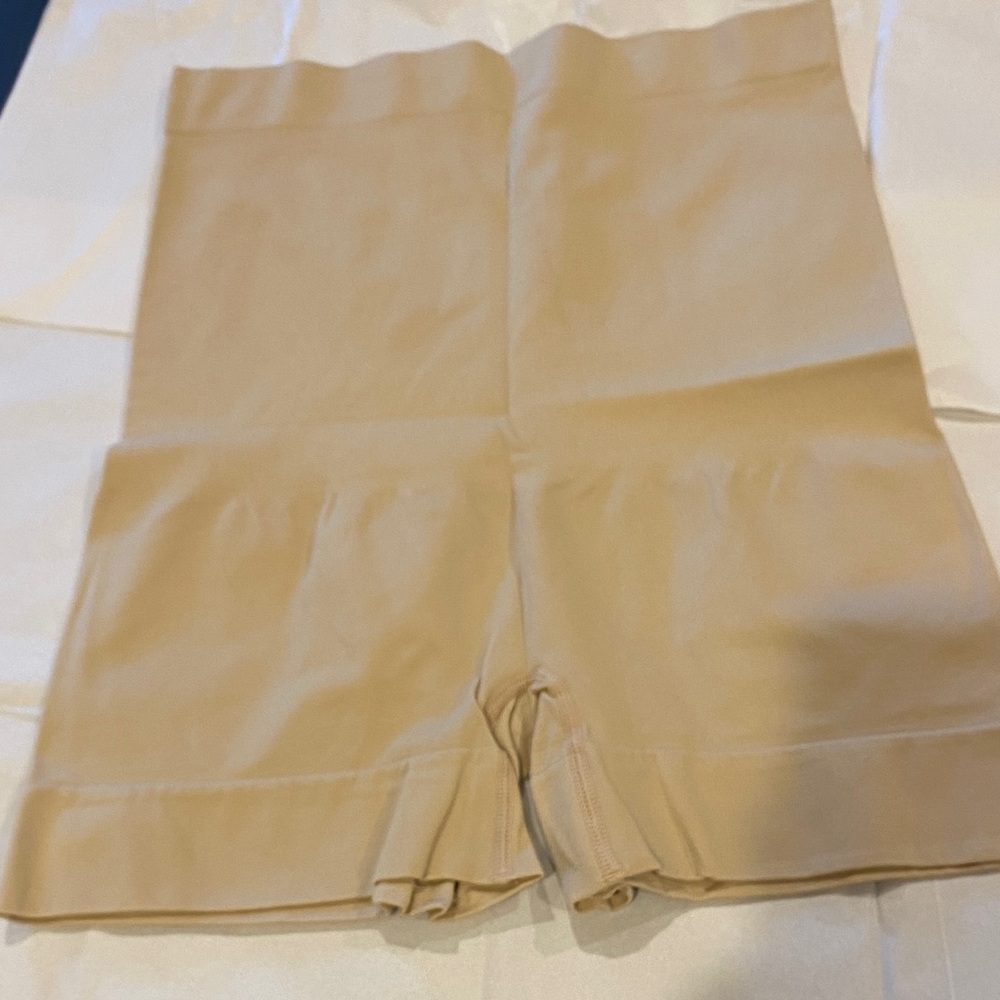 Women's Tan Body Smoothing Below the Bust Underwear Shorts: NEW
